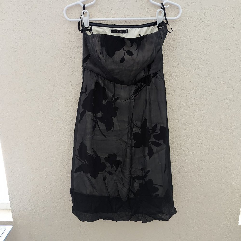 The Limited Black Floral Mini Dress